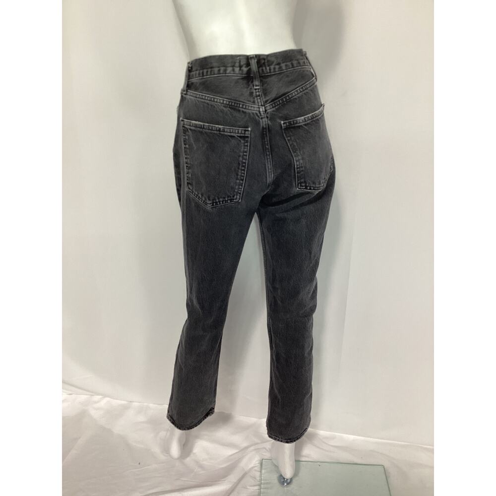Agolde '90's' Pinch Waist Black Denim Jean Size 25 - Picture 3 of 4